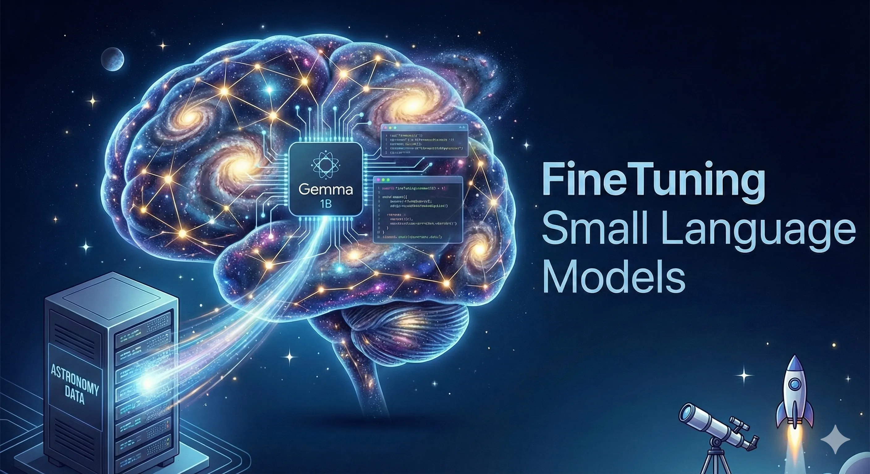 Fine-Tuning SLMs: Gemma 3 for Astronomy